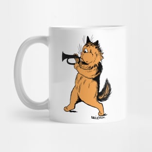 The Trumpet Playing Cat Mug